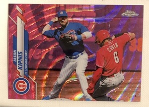 2020 Topps Chrome Update Pink Wave Refractor Jason Kipnis # U-6 Chicago Cubs SP