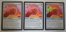 MTG - Golem-Skin Gauntlets (x3, 1 Foil) - Uncommon Equipment Artifact - Mirrodin