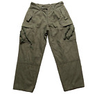 Vintage Alois Heiss Kg Pants 34X29 German Military Army Wool Cargo Trouser 1960S