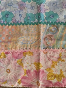 2 x retro cushion covers reclaimed vintage sheets ricrac Australian made - Picture 1 of 4