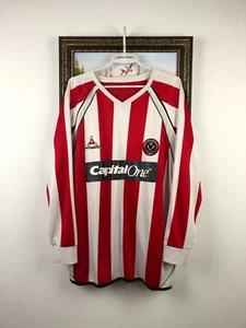 Sheffield United Home Camiseta de Fútbol 2006 Camiseta de Fútbol Manga Larga para Hombres Talla XL - Imagen 1 de 14