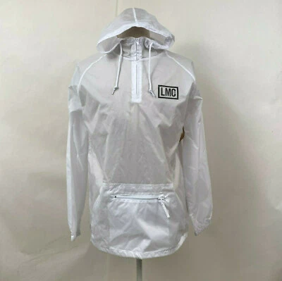 Chaqueta con Capucha Loser Machine Para Hombre Línea Dura Anorak Blanca Talla M NUEVA Foto 1 de 4