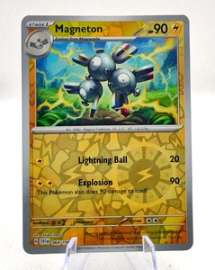 2023 Pokémon 151 Magneton 64 /165 English TCG Reverse Holographic Holo Foil - Picture 1 of 2