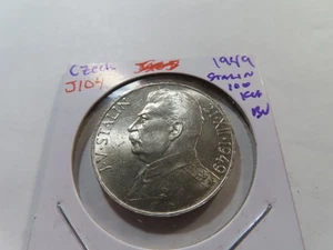 J104 Czechoslovakia Stalin 1949 50 Korun BU - Picture 1 of 2