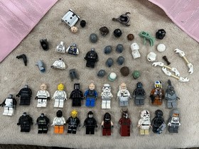 Lego Star Wars Minifigures Lot, Hats vests, & extras