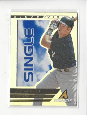 Pinnacle Clear Vision 2013 hitting single #6 Joe Mauer Twins Foto 1 de 2