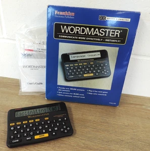 Franklin Wordmaster TMQ-200, Spell Correct, Synonyms etc - Boxed & Complete - Picture 1 of 7