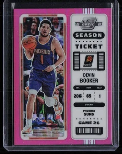 DEVIN BOOKER 2022-23 PANINI CONTENDERS ROSA ÓPTICO PRIZM 29/75 PHOENIX SUNS #96 - Imagen 1 de 2