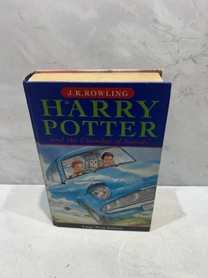 Harry Potter And The Chamber Of Secrets Book FIRST EDITION & LARGE PRINT - RARE - Image 1 of 4