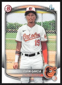 2025 Bowman #BP-124 Elvin Garcia Prospects Baltimore Orioles 1st - Picture 1 of 2