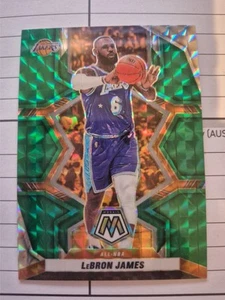 2021-22 Panini Mosaic LeBron James All-NBA Green Prizm #286 Los Angeles Lakers - Picture 1 of 2