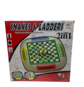 2 in 1 Ludo Game -Snakes and Ladders Childrens Board - Fun Party Game For Kids - Picture 1 of 1