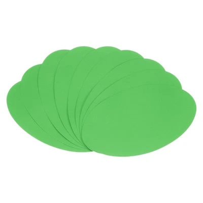 4 Inch Width 6.5 Inch Length Oval Card Stock, 30 Pcs 50lb/180gsm, Dark Green - Image 1 of 4