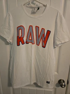 CAMISETA HOMBRE G-STAR RAW Blanca Talla XL (BR57) Foto 1 de 4