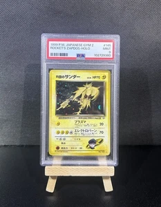 Pokémon Japanese Gym 2 Rockets Zapdos Holo #145 Gym Challenge Grade 9  - Picture 1 of 2