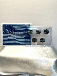 Set 2007P US State Quarters Five Coins Total UNCIRCULATED WA WY MT UT ID - Picture 1 of 10
