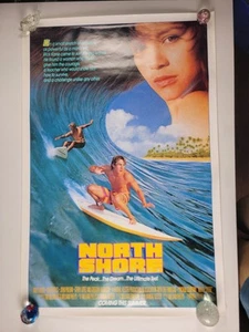 Original 1987 NORTH SHORE Movie Poster, ROLLED, 27x41”, Nia Peeples Near Perfect - Picture 1 of 6