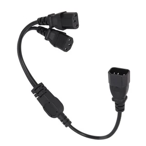 UPS-Server C14 Auf 2 C13 Netzkabel C14 Auf 2 C13 Y-Splitter-Adapter Verläng DON - Afbeelding 1 van 22