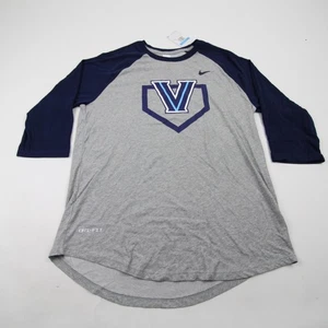 Villanova Wildcats Nike Long Sleeve Shirt Men's Gray/Navy New - Picture 1 of 7