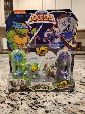 Legends Of Akedo TMNT Teenage Mutant Ninja Turtles Leonardo vs Rocksteady Cover