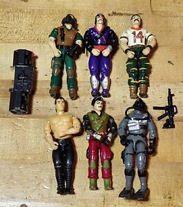 Rare 80s G.I. Joes 3.75 inch Figure lot of 6 #4 90s