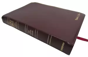 Zondervan Holy Bible Concordance KJV Red Letter Leather Index Tabs Vintage 1977 - Picture 1 of 11