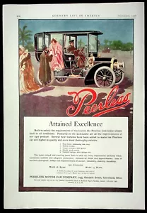 Anuncio impreso Peerless Motor Company 1906 limusina Cleveland, Ohio - Imagen 1 de 1