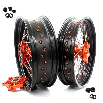 Ruedas KKE 3.5/5.0"" Supermoto Cush Drive aptas para KTM690 Enduro-R 2009-2022 690SMC Foto 1 de 4