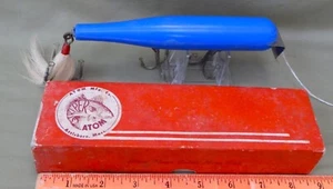 Atom Mfg. Stripper Atom #40 w/Correct Box, Lightly Fished, C. 1940's - Picture 1 of 8