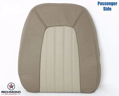 2002 Mercury Mountaineer - 乘客侧斜靠背皮革座椅套 2 色棕褐色 — 第 1/4 张图片