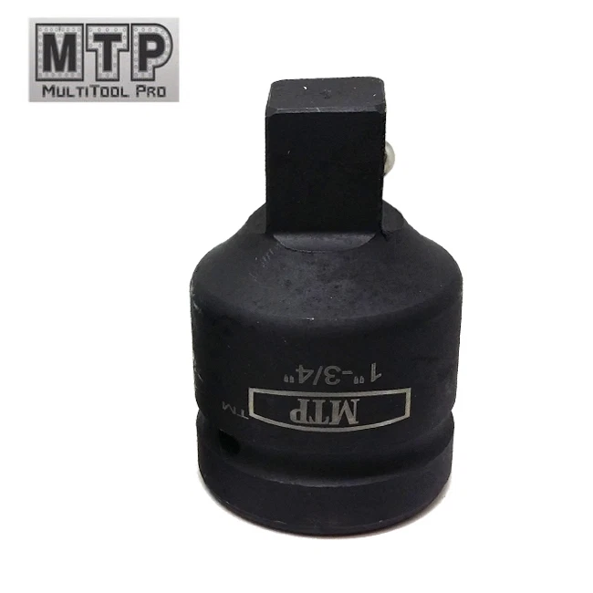 1" to 3/4" Reducer Drive, Deep Air Impact Socket CrV Heated Treated Adapter - Image 1 of 1
