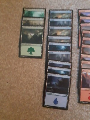 MTG 32 mixed basic lands - Commander 2014 - Image 1 of 2