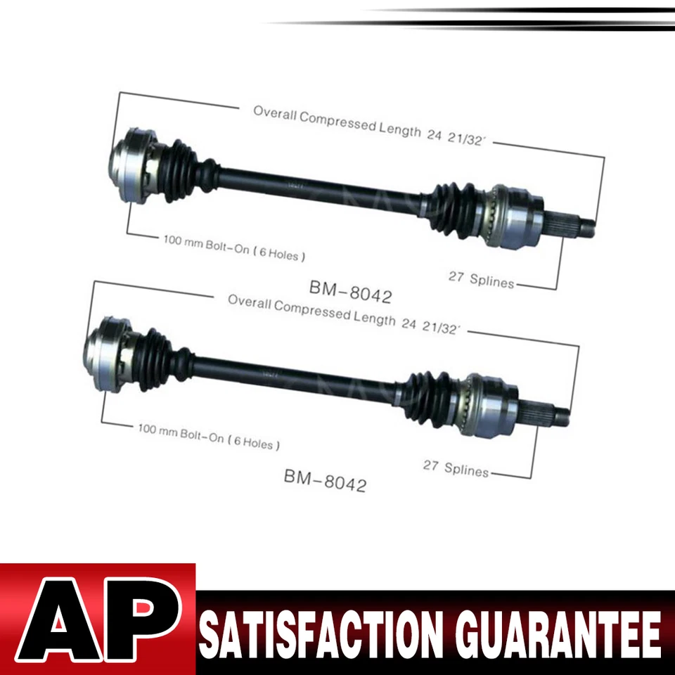 2 ejes traseros TrakMotive CV para BMW 525i 2001-2003 1997-2000 BMW 528i Foto 1 de 4