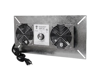 Tjernlund V2D UnderAire Crawlspace Ventilator Fan 220 CFM - Image 1 of 4