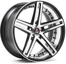 Alloy Wheels 20" Axe EX20 Black Polished Face For BMW X2 [F39] 18-22