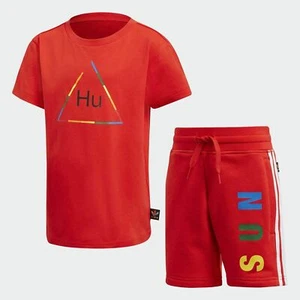 [FR9067] Youth Adidas X Pharrell Williams TBIITD Tee & Short Set - Picture 1 of 1