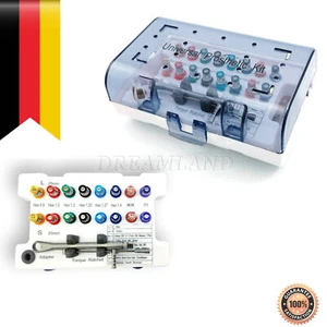 Universal Implant Prosthetic Restoration Kit Drivers Torque Wrench Screwdrivers - Picture 1 of 23