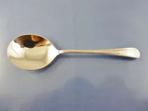 SAXON 1914 CREAM SOUP SPOON ROUND BY BIRKS STERLING - Picture 1 of 5