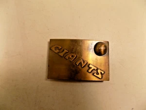 BRASS BELT BUCKLE GIANTS - Bild 1 von 2