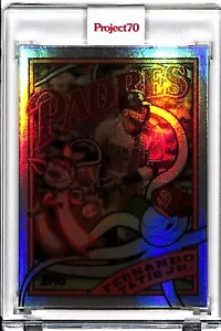 2021 TOPPS PROJECT 70 #623 FERNANDO TATIS JR. BY GREG SIMKINS RAINBOW FOIL 66/70 - Picture 1 of 3
