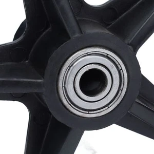 6 Zoll 5 Löcher Vollrad PU Rollstuhl Rollator Laufrolle Nabe 608ZZ Metalllager✿ - Bild 1 von 24