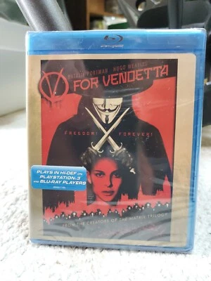 V For Vendetta (Blu-Ray, 2008) Natalie Portman, Hugo Weaving! New - Image 1 of 3
