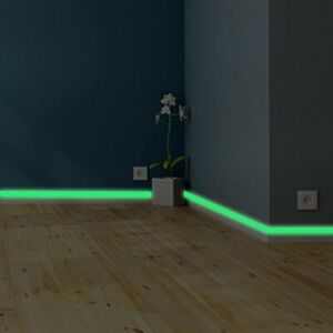 Wall Sticker Luminous Band Baseboard Eco-friendly Home Decoration Decal Glow Art