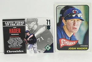 Lotto JOSH HADER 2017 Panini Chronicles #106 Rookie RC/199, 2014 Heritage Rookie - Foto 1 di 5