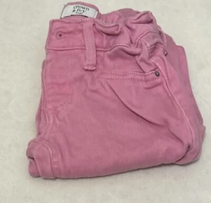Crown & Ivy Kids Pink Jegging Jeggings Jean Jeans Adjustable Denim Girl Girls - Picture 1 of 1