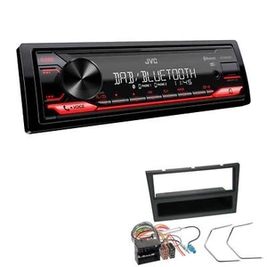 JVC Digital Auto Radio Bluetooth DAB+ USB für Opel Corsa C 2004-2006 charcoal - Bild 1 von 5