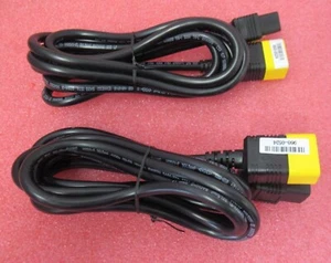 2 x New APC AP8760 Locking C19 To Locking C20 Male To Female Power Cable 3m - Picture 1 of 5