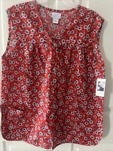 NWT Premier Intimates Plus SZ LG Pearl Snap Front Smock Cobbler Apron Floral. - Picture 1 of 7