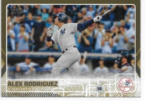 2015 Topps Update Baseball Gold Alex Rodriguez 432/2015 Yankees - Picture 1 of 2