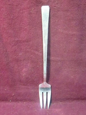 Towle Sterling OLD LACE COCKTAIL SEAFOOD FORK     monogram  A - Image 1 of 4